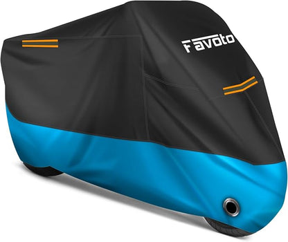 Favoto Motorcycle Cover Waterproof Outdoor by Favoto