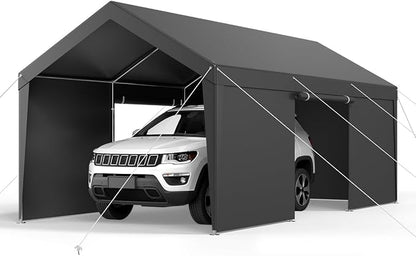 VEVOR 12x20 FT Heavy Duty Carport, Portable Car Canopy by VEVOR