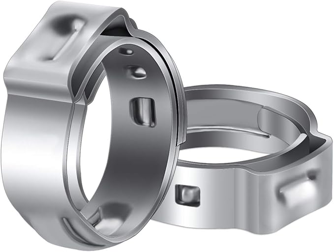 LOKMAN 50 Pack 1 Inch PEX Cinch Clamps, Stainless Steel Cinch Crimp Rings Pinch by LOKMAN