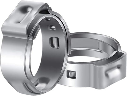 LOKMAN 50 Pack 1 Inch PEX Cinch Clamps, Stainless Steel Cinch Crimp Rings Pinch by LOKMAN