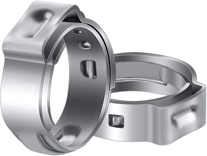 LOKMAN 50 Pack 1/2 Inch PEX Cinch Clamps, Stainless Steel Rings Pinch Clamps by LOKMAN