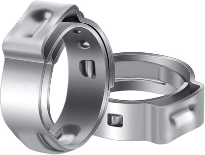 LOKMAN 50 Pack 1/2 Inch PEX Cinch Clamps, Stainless Steel Rings Pinch Clamps by LOKMAN