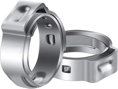 LOKMAN 50 Pack 3/4 Inch PEX Cinch Clamps, Stainless Steel Cinch Crimp Rings by LOKMAN