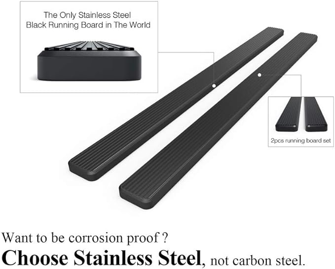 APS Wheel to Wheel Running Boards 5in Compatible - Image 5