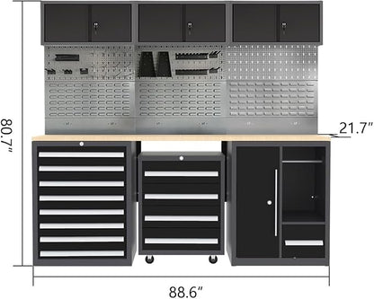 JZD Steel Garage Tool Cabinet System, - Image 2
