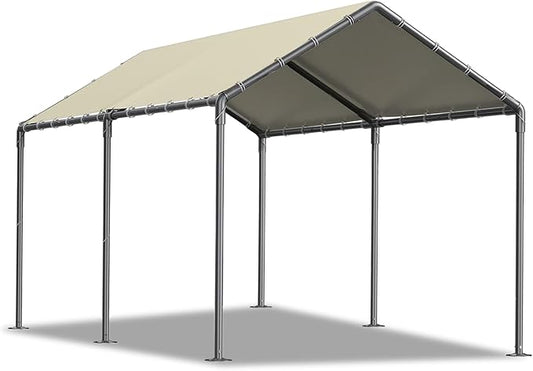 Carport 10x20ft Heavy Duty Car Tent, Portable Garage, Car Shelter, All-Season by GREZONE