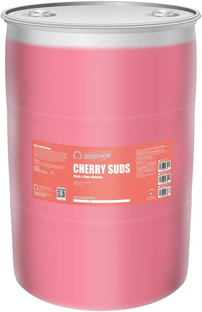 Nanoskin CHERRY SUDS Foaming Car Wash Shampoo 30 Gallons- Works by Nanoskin
