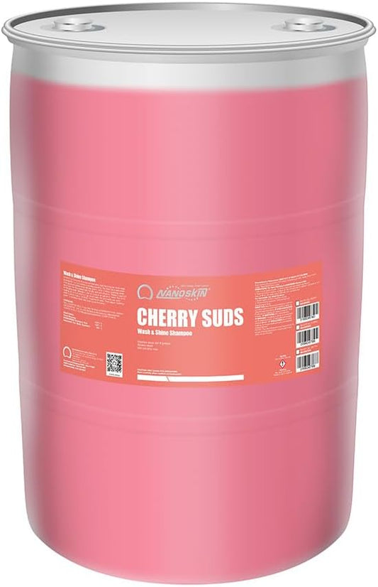 Nanoskin CHERRY SUDS Foaming Car Wash Shampoo 30 Gallons- Works by Nanoskin