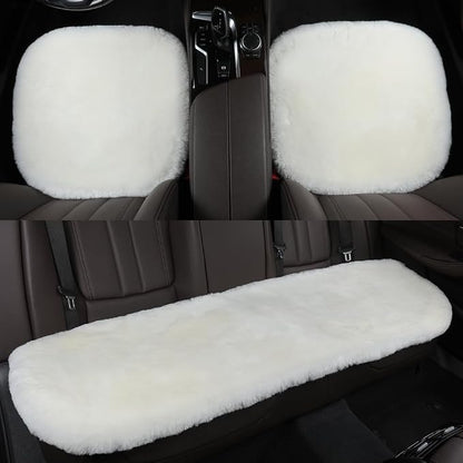 Fluffy Genuine Australia Sheepskin Car Seat Cover - Image 6