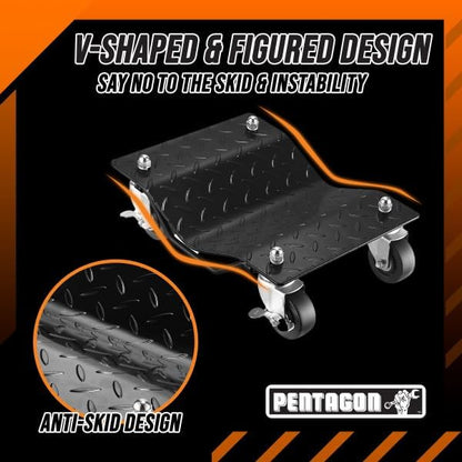 5052 Pentagon Tool | Premium 2-Pack | Car Tire Dolly - Image 5