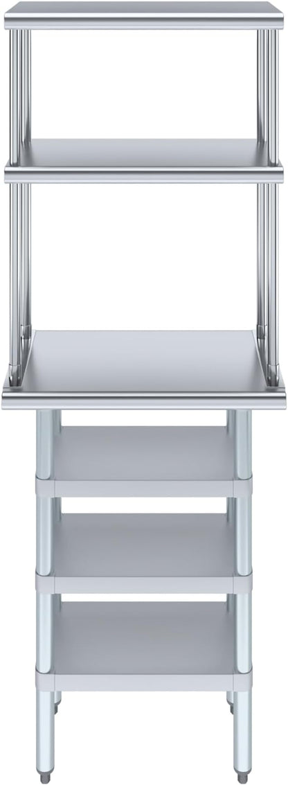 Amgood 14" x 24" Stainless Steel Work Table - Image 2