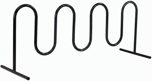 Global Industrial 94" L Wave Bike Rack, Free Standing, 9-Bike Capacity by GlobalIndustrial