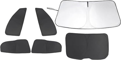 TINGLU Window Shades for Ford Mustang 2015-2023 Accessories Car Side Full by TINGLU