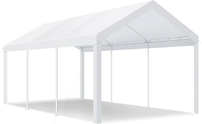 COBIZI Carports 10x20 Heavy Duty Car Tent Garage, Galvanized Frame Car Canopy - Image 8