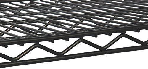 Omega 30" Deep x 60" Wide x 74" High 3 Tier Black Starter Shelving Unit - Image 2