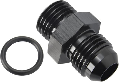 4AN Male Flare to 4AN ORB O-ring Boss Fuel Pump Rail Adapter Fitting Aluminum - Image 4