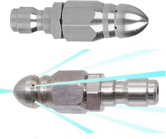 Pressure Washer Sewer Jetter Nozzle by MIZORLIE