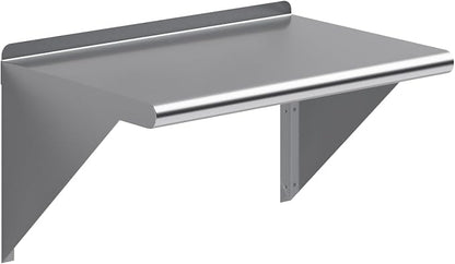 AmGood 24" Long X 16" Deep Stainless Steel Wall Shelf | NSF Certified | by AmGood