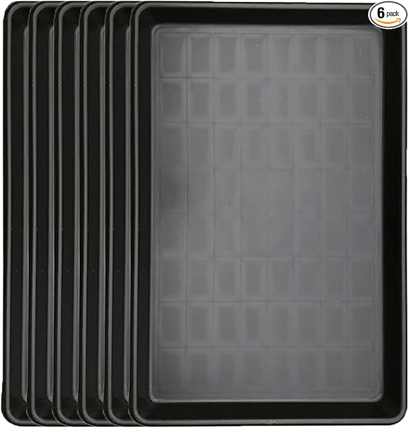 6Pack Extra Large Oil Drip Pan 35.4 x 24 x1.4 Inches Oil Change Drain Drip Tray by Unknown