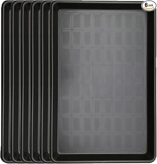 6Pack Extra Large Oil Drip Pan 35.4 x 24 x1.4 Inches Oil Change Drain Drip Tray by Unknown