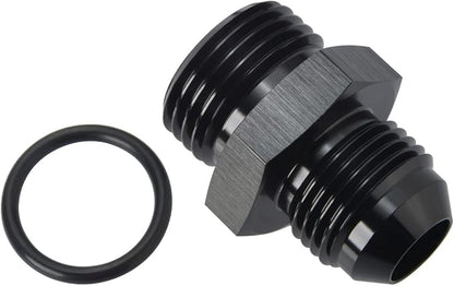 8AN Male Flare to 10AN ORB O-ring Boss Fuel Pump Rail Adapter Fitting Aluminum - Image 3