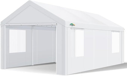 COBIZI Carport Canopy 12x20 Heavy Duty Portable Garage - Image 8