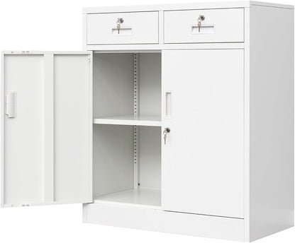 Metal Storage Cabinet, Locking Storage Cabinet by Wanfu