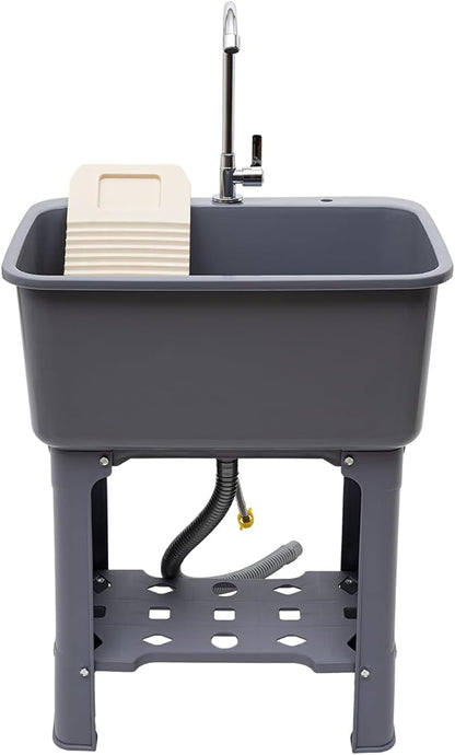 Free Standing Utility Sink by Unknown
