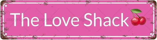 The Love Shack Space Vintage Metal Tin Sign, Street Sign, Home Decor, Room Decor by Unknown