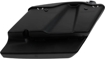 XFMT Motorcycle Matte Black 5" Extended Stretched Hard Saddlebags Saddle Bags - Image 7