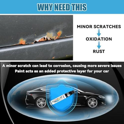 Radiant Black Touch Up Paint for Cars, Car Paint Scratch Repair Pen, Color - Image 3