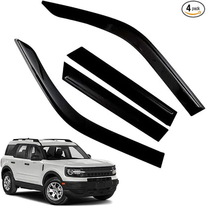 Rain Guards for Ford Bronco Sport 2021-2024 Big Bend Outer Banks Badlands by LETINGFAR