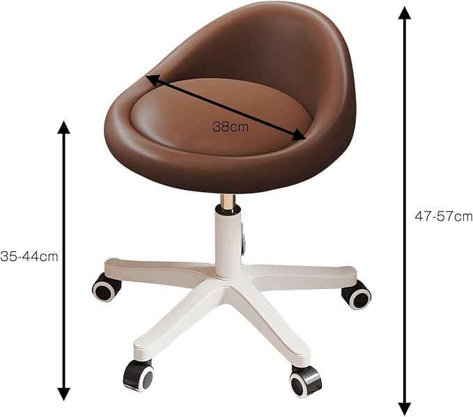 Rolling Stool Set of 4 Rolling Hydraulic Salon Stool - Image 2