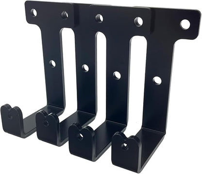 4 PCS black heavy duty metal flat j hooks - Image 7