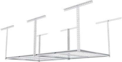 The Atlas 4 x 8 ft Adjustable Height Overhead Garage Storage Rack 900 lbs Heavy - Image 7