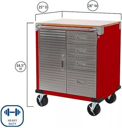 Heavy Duty Rolling Storage Cabinet - Image 3