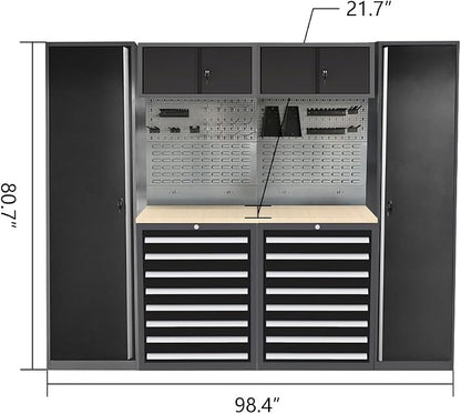 Steel Garage Storage Cabinet System, Tool Cabinets - Image 2