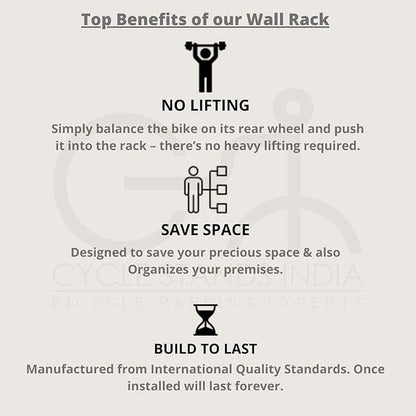 Bike Wall Mount Vertical Hanger - Image 9