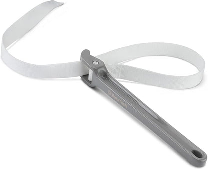 DURATECH Strap Wrench 12" Handle, Adjustable Nylon Strap Pipe Wrenches by DURATECH