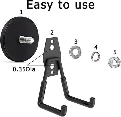 Heavy Duty Magnetic Hooks, Strong Large Magnet Hooks - Image 4