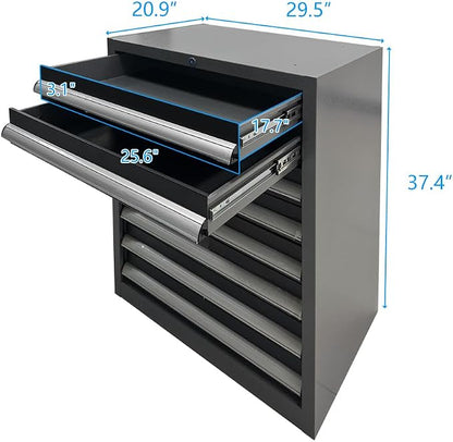 Metal Garage Cabinet Set, Heavy Duty - Image 5