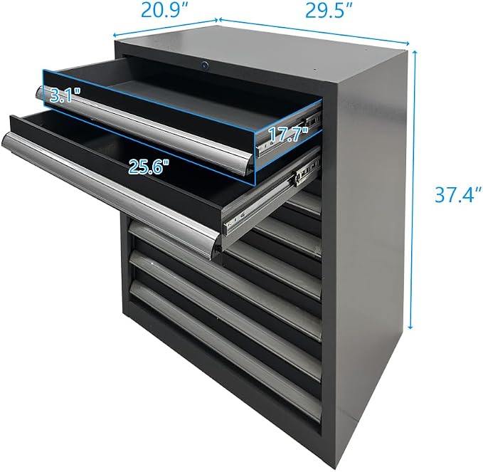 Steel Garage Storage Cabinet System, Tool Cabinets - Image 7