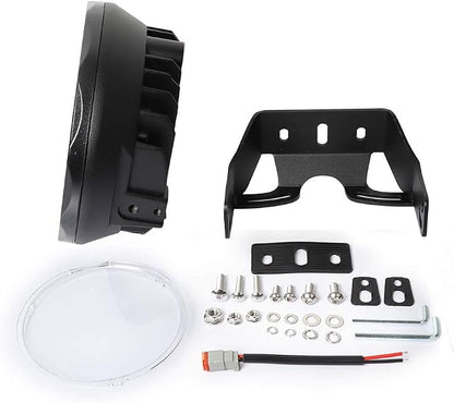 EXZEIT 9 Inch LED Round Driving Lights, 128W 20480 Lumens Offroad Fog Lights - Image 4