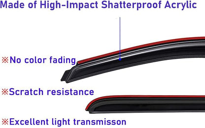 Lightronic Extra Durable Clip-on in-Channel Auto Vent Window Visor, Fits - Image 6