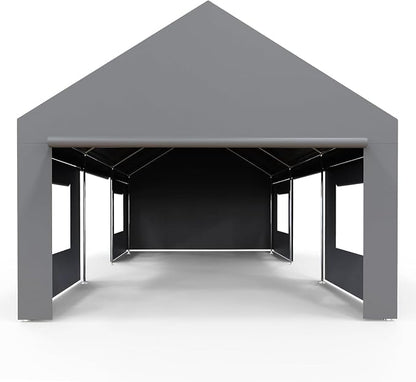 Heavy Duty Carport 13x20 FT Oversized Portable Garage by Acekool
