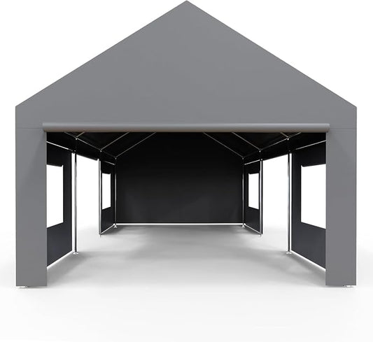 Heavy Duty Carport 13x20 FT Oversized Portable Garage by Acekool