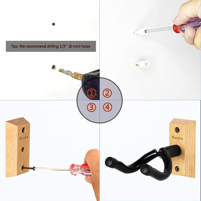 Guitar Wall Mount Hanger, Guitar Hook Holder Stand - Image 7