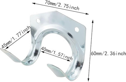 5PCS Garage Hooks Tool Organizer Wall Mounted Double Tool Hanger Hooks Set - Image 2