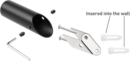 NINETREX Black Wall Hooks Matte Black Towel Hook Modern Robe Hooks SUS 304 - Image 5