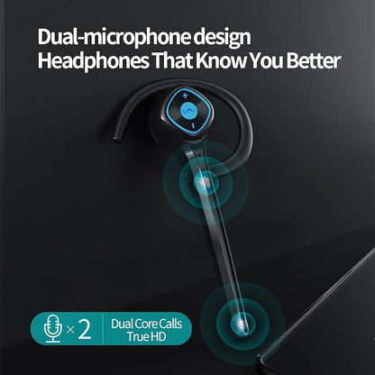 IHAO Wireless Bluetooth Earpiece Headphone Dual Noise Cancelling Mic Painless - Image 3